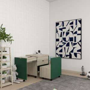 The Rolling Desk | Workstation For Kids