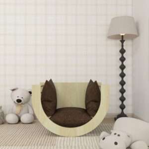Wobble Lounge | Curved Wooden Kids Lounge Chair