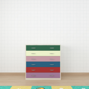 Rainbow tiny Drawers | Kids Storage Cabinet With Drawers